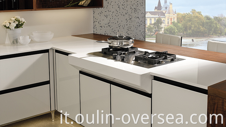 Modern minimalist style high quality home kitchen cabinet